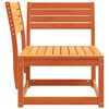 vidaXL Canap&eacute; d'angle de jardin cire marron 73x73x78cm bois pin massif