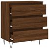 vidaXL Buffet Chêne marron 60x35x70 cm Bois d'ingénierie