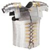 vidaXL Armure corporelle de soldat romain GN Argent&eacute; Acier