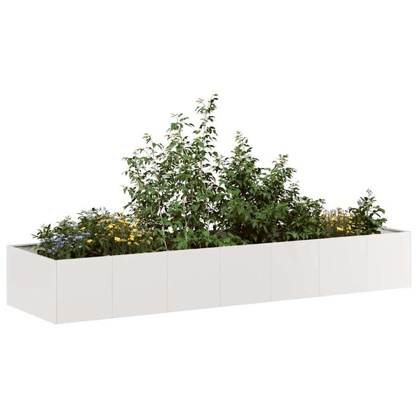 vidaXL Jardini&egrave;re 280x80x40 cm acier inoxydable
