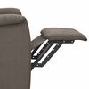 vidaXL Fauteuil de massage Gris foncé Tissu microfibre