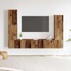 vidaXL Ensemble de meuble TV mural 4 pcs vieux bois bois d'ing&eacute;nierie