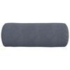 vidaXL Coussins d'accent 2 pcs Gris foncé Ø 25 x 70 cm