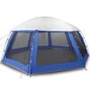 vidaXL Tente de piscine moustiquaire amovible parois maille bleu azur