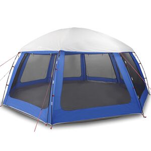 vidaXL Tente de piscine moustiquaire amovible parois maille bleu azur