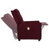 vidaXL Fauteuil de massage Violet Tissu