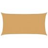 vidaXL Voile d'ombrage 160 g/m&sup2; rectangulaire sable 3x6 m PEHD