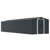 vidaXL Abri de jardin Anthracite 257x990x181 cm Acier galvanis&eacute;