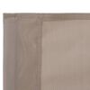 vidaXL Salon de jardin 4 pcs Tissu et acier Taupe