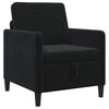 vidaXL Sofa avec rangement Noir 72 x 78 x 87 cm Polyester