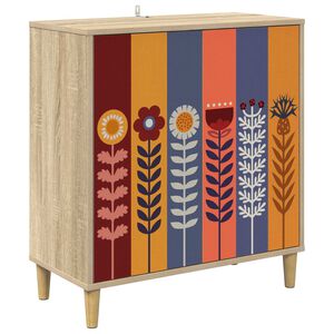 vidaXL Buffet ESSEN Sonoma 69 x 33 x 75 cm Bois d'ing&eacute;nierie