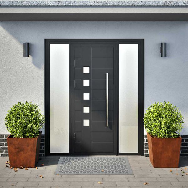 vidaXL Jardini&egrave;res 2 pcs 50x50x50 cm acier r&eacute;sistant aux intemp&eacute;ries