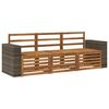 vidaXL Ensembles de canap&eacute;s 3 pc Bois d'Acacia Massif