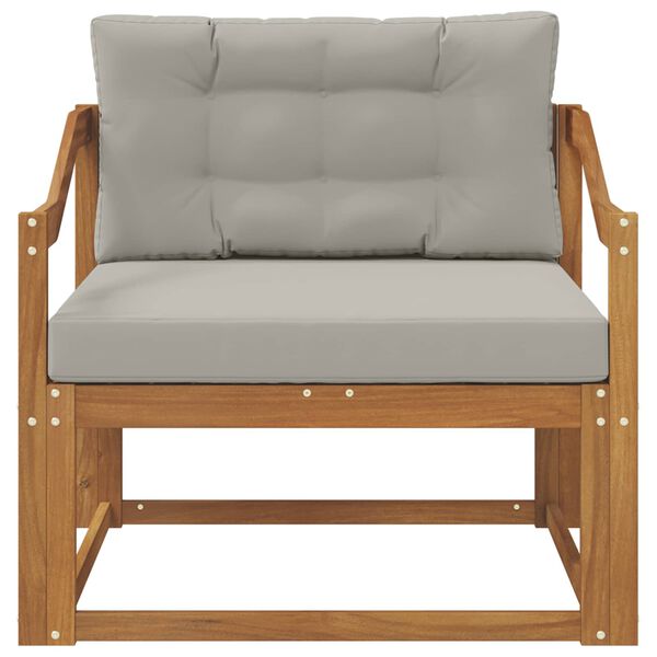 vidaXL Sofa de milieu ext&eacute;rieur Bois d'Acacia Massif Naturel