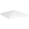vidaXL Toile de toit de belv&eacute;d&egrave;re 270 g/m&sup2; 3x3 m Blanc