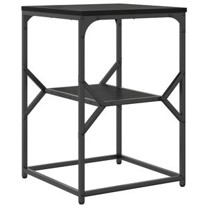 vidaXL Table d'appoint Ch&ecirc;ne noir 41 x 40 x 60 cm