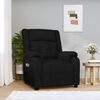 vidaXL Fauteuil électrique de massage Noir Tissu