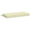 vidaXL Coussin de banc SOEST 100 % polyester Cr&egrave;me 60 x 40 x 8 cm