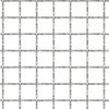 vidaXL Clôture de jardin sertie Acier inoxydable 100x85 cm 21x21x2,5mm
