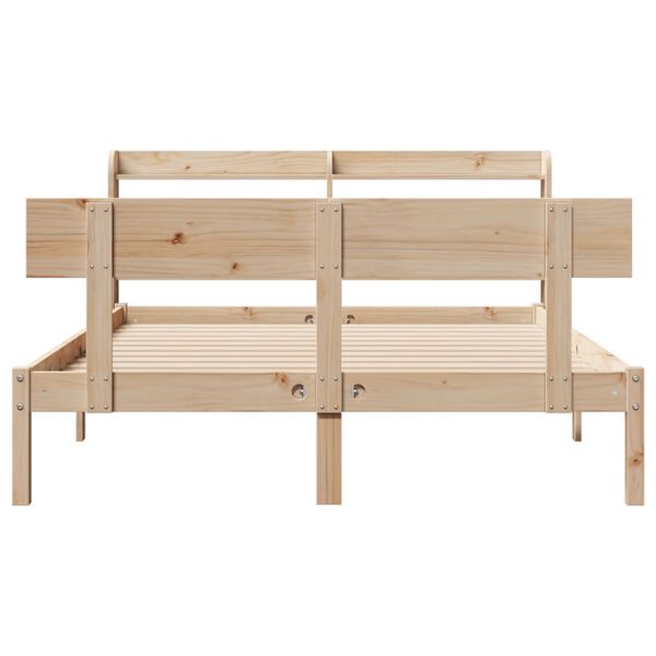 vidaXL Cadre de lit sans matelas 120x200 cm bois de pin massif