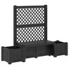 vidaXL Banc de jardin Kopenhagen PP Anthracite
