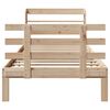 vidaXL Cadre de lit avec t&ecirc;te de lit sans matelas 75x190 cm