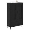 vidaXL Haut Armoire Ch&ecirc;ne noir 69,5 x 31 x 115 cm Bois d'ing&eacute;nierie