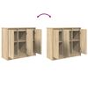 vidaXL Buffet ch&ecirc;ne sonoma 85x34x76 cm bois d'ing&eacute;nierie