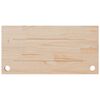 vidaXL Dessus de bureau blanc 80x40x2,5 cm bois massif de pin