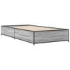 vidaXL Cadre de lit sans matelas sonoma gris 90x200 cm
