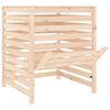 vidaXL Composteur 82,5x82,5x99,5 cm Bois massif de pin