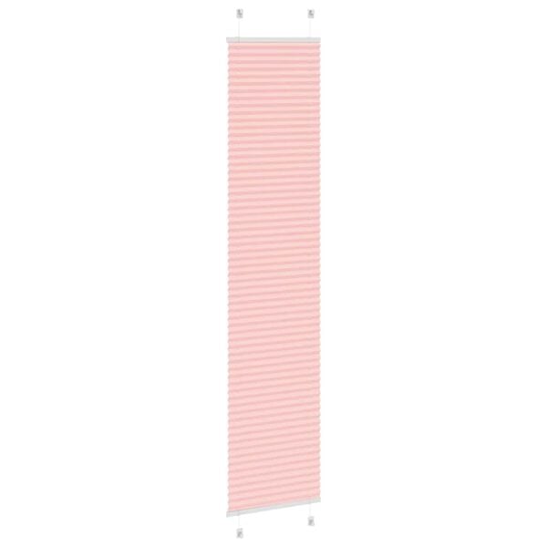vidaXL Store pliss&eacute; rose 40x200 cm largeur du tissu 39,4 cm polyester