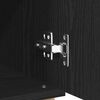 vidaXL Buffet Noir 60 x 35 x 70 cm Bois d'ing&eacute;nierie