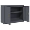 vidaXL Armoire de rangement Anthracite 90 x 40 x 70 cm Acier