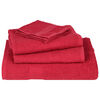 vidaXL Serviettes d'invit&eacute; FROGN 2 pcs rouge 30x50 cm 360 g/m&sup2;