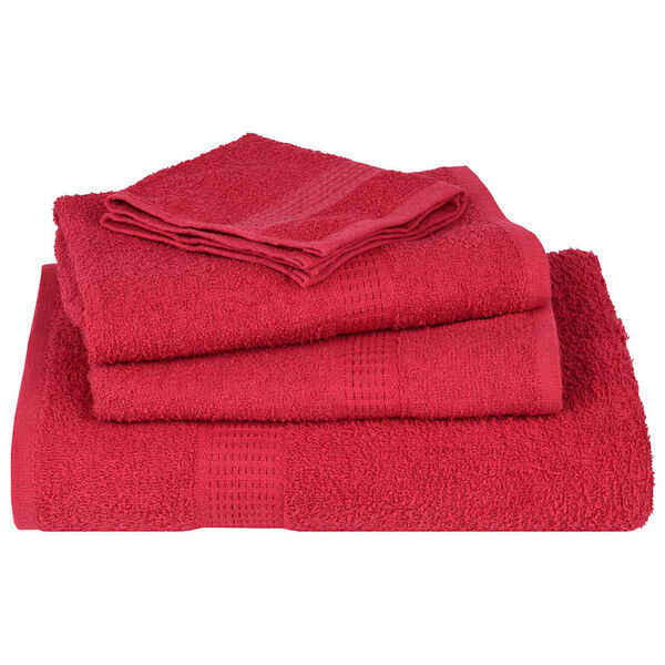 vidaXL Serviettes d'invit&eacute; FROGN 2 pcs rouge 30x50 cm 360 g/m&sup2;