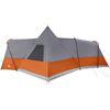vidaXL Tente tipi avec toit Gris et orange 720 x 465 x 295 cm