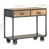 vidaXL Table console 90x35x74 cm Bois de r&eacute;cup&eacute;ration massif