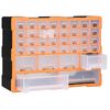 vidaXL Organisateur multi-tiroirs avec 38 tiroirs 52x16x37,5 cm