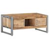 vidaXL Table basse 95x50x40 cm Bois de manguier brut