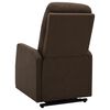 vidaXL Fauteuil de massage Marron Tissu