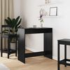 vidaXL Table de bar Ch&ecirc;ne noir 102 x 50 x 103,5 cm Bois d'ing&eacute;nierie