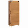 vidaXL Haut Armoire Bois Ancien 69,5 x 34 x 180 cm Bois d'ing&eacute;nierie