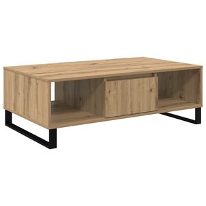 vidaXL Table basse Ch&ecirc;ne artisanal 104 x 60 x 35 cm Bois d'ing&eacute;nierie