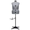 vidaXL Mannequin de robe ajustable pour femme Gris L Taille 44-50