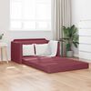 vidaXL Canap&eacute;-Lit 110cm Bordeaux tissu