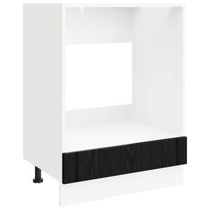 vidaXL Armoire de cuisine Ch&ecirc;ne noir 60 x 46 x 81,5 cm