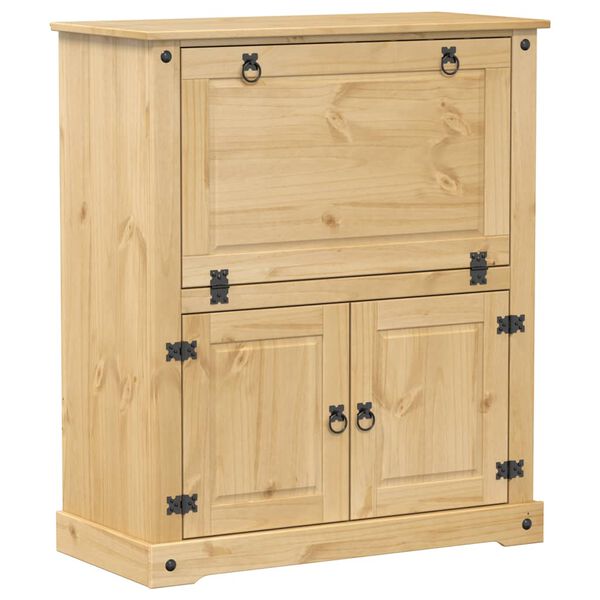 vidaXL Armoire à vin Corona 97x45x114 cm bois de pin massif