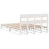 vidaXL Cadre de lit sans matelas blanc 120x200 cm bois de pin massif