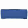 vidaXL Coussin pour banc de palette Bleu royal 120 x 40 x 8 cm